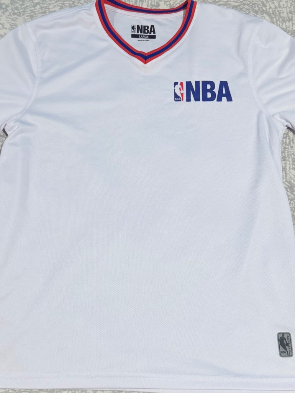 NBA Genuine Merchandise V-Neck Shooting Jersey Top L